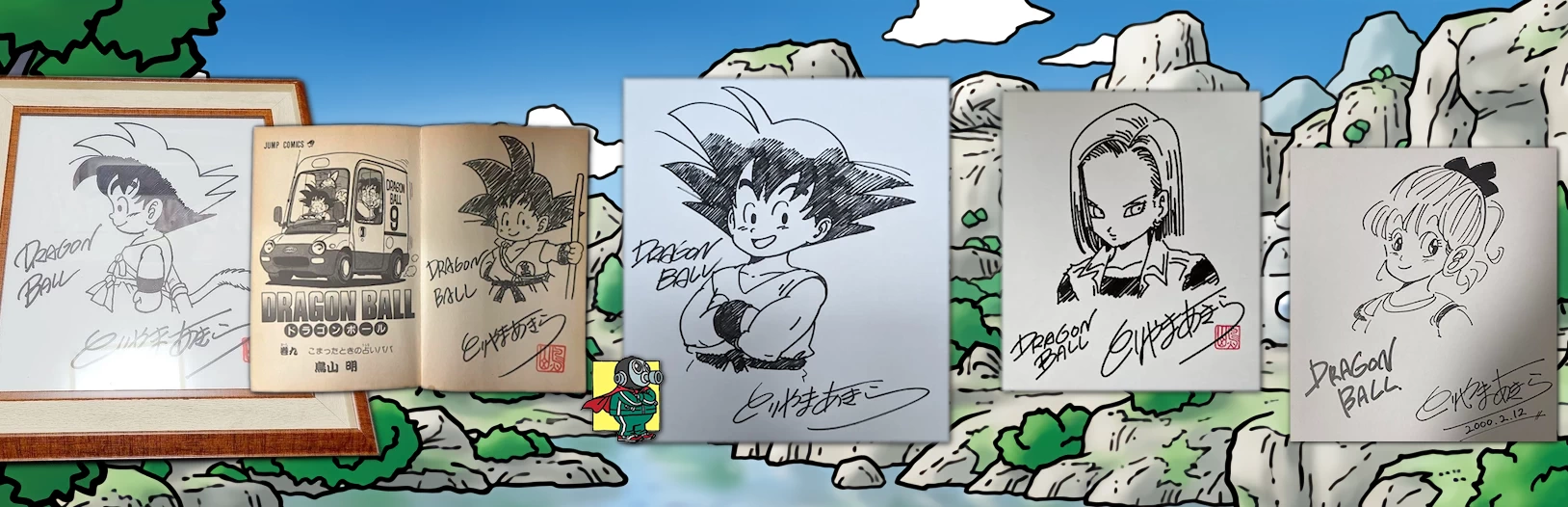 Autógrafos de Akira Toriyama