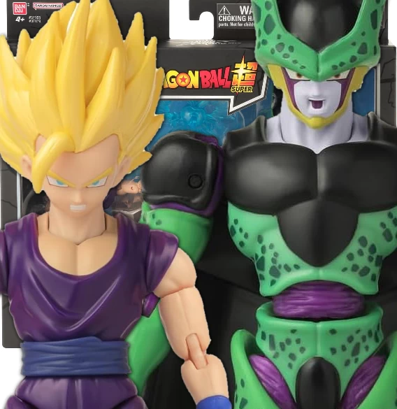 Figuras Dragon Stars - Super Saiyan 2 Gohan VS Cell Perfect Form - Dragon Ball Z - Battle Pack - 2025