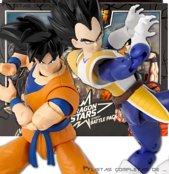 Figuras de Vegeta y Goku, Dragon Stars Battle Pack