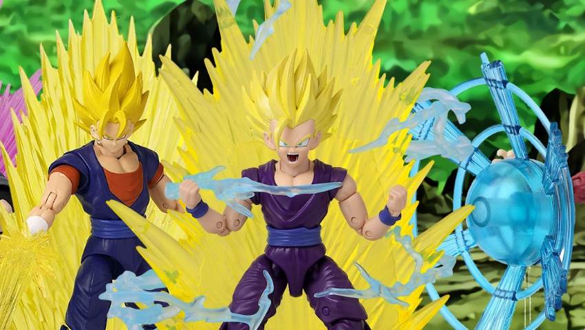 Dragon Stars Series 'Power Up Pack' figures.