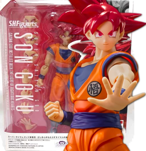 Super Saiyan God Son Goku 'Saiyan God instiilled with the light of righteous hearts'