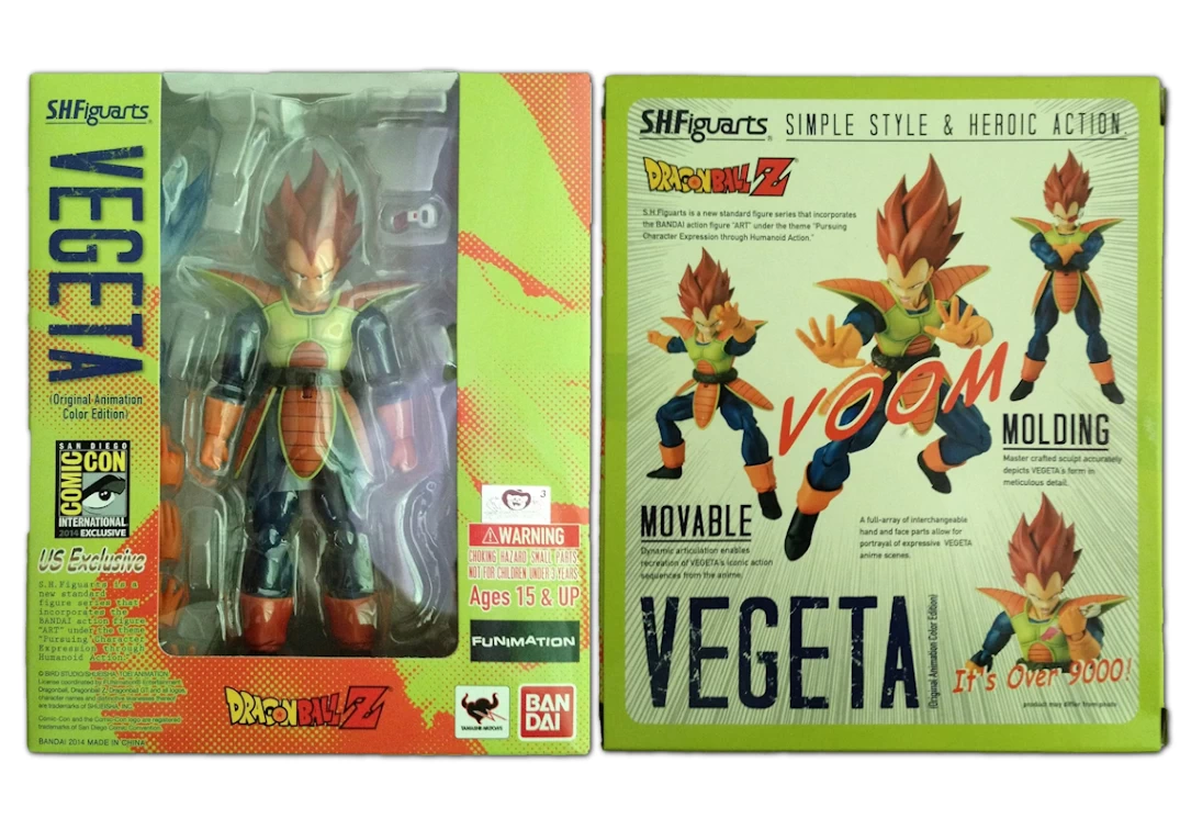 Caja del SHF de Vegeta Arlia SDCC 2014