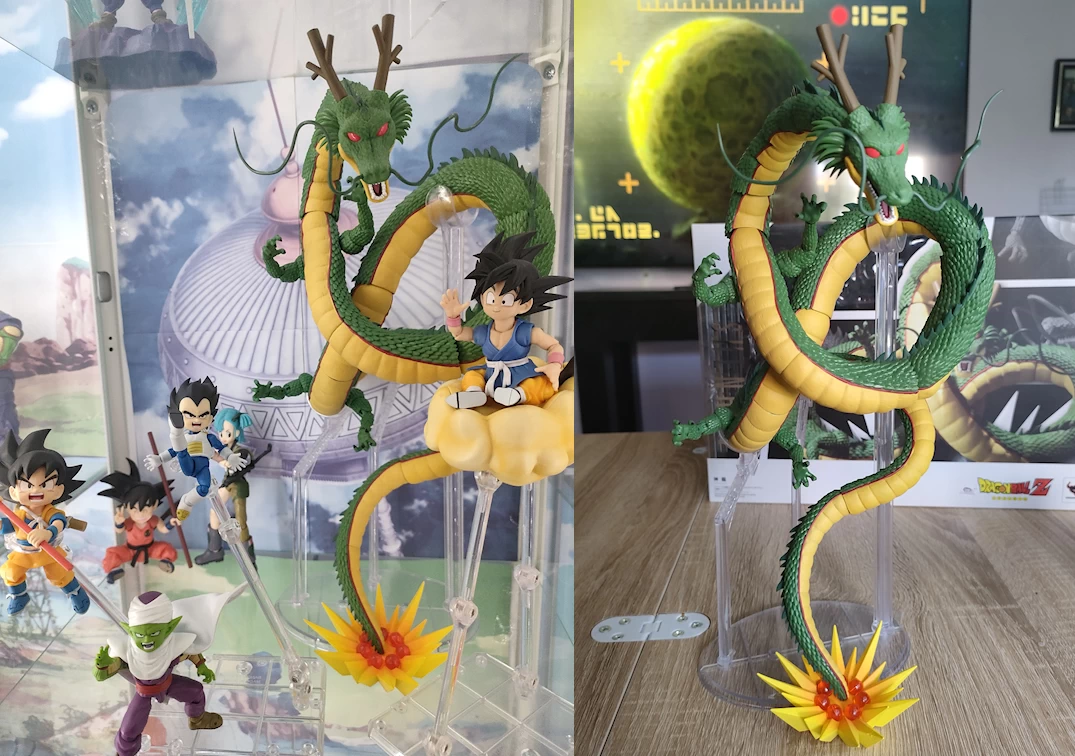SHF de Shenron Expuesto junto a otras figuras