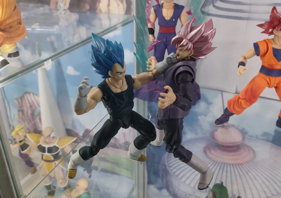 SHF de Goku Black SSJ Rosé Vs Vegeta SSJ Blue