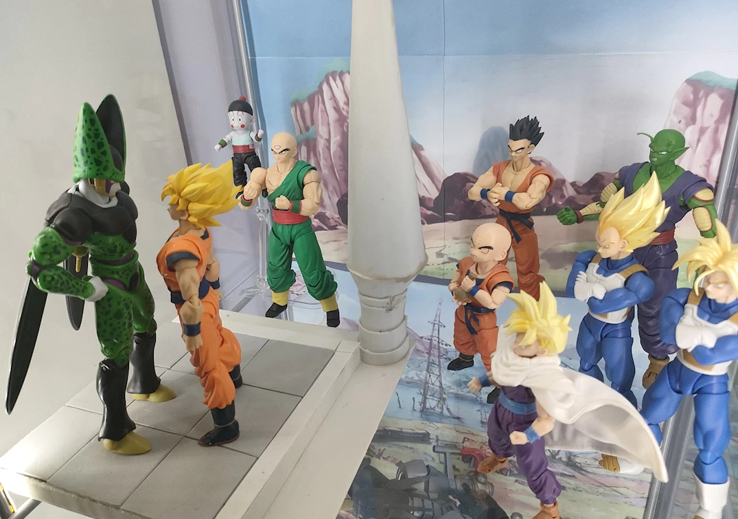 SHF - Tenshihan y Chaoz en el Cell Game