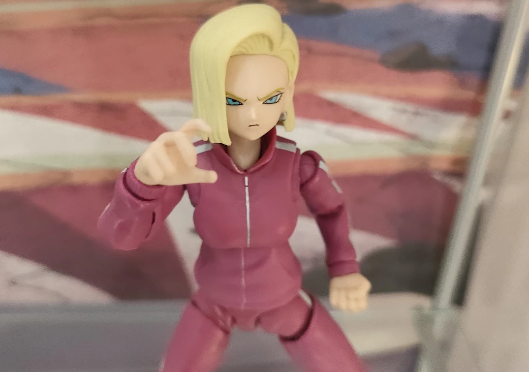 SHF de Android 18 'Universe Survival Saga' En pose de batalla