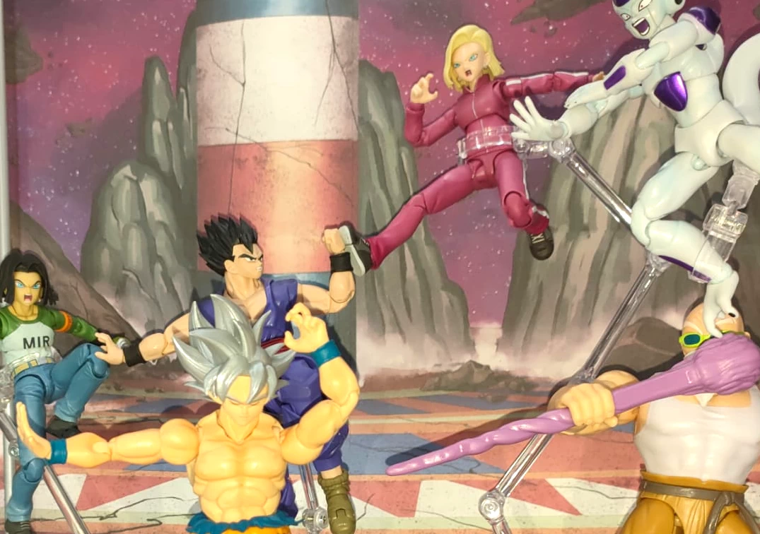 SHF de Android 18 y Android 17 'Universe Survival Saga' Vs Ultima Gohan 'Super Hero'