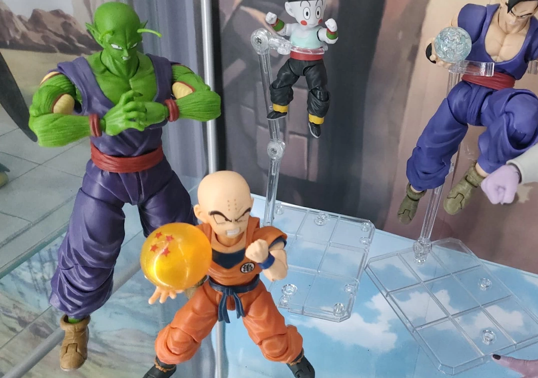 SHF de Krillin 'Earth's Strongest Man' y los Warriors Z Vs Frieza Second Form