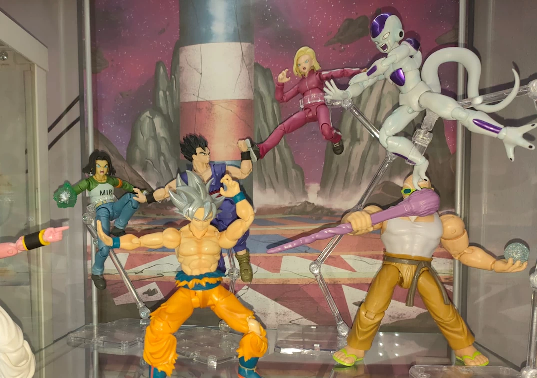 SHF de Frieza Fourth Form Vs Goku UI (Toyotaro)