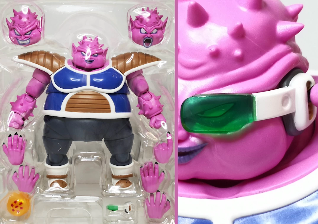 Accesorios y foto posando del SHF de Dodoria 2022