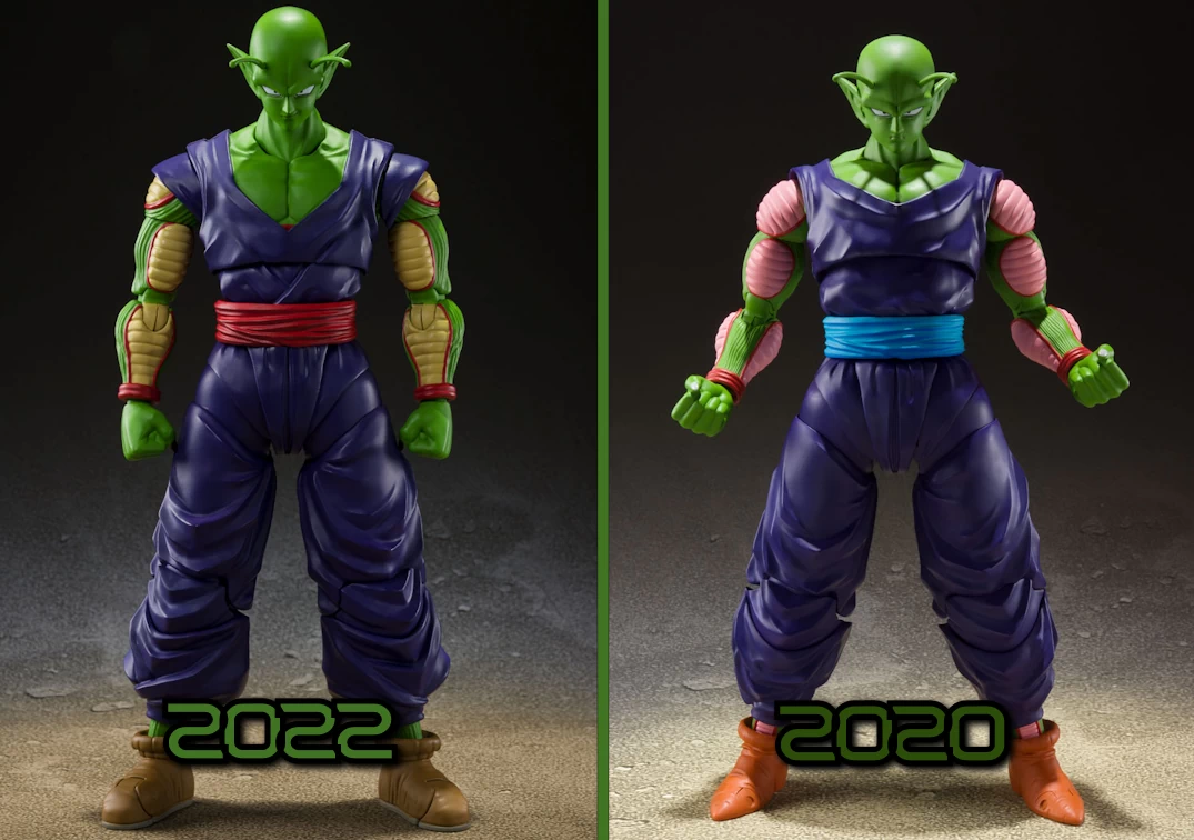 SHF de Piccolo 'Super Hero' en comparación con la versión de DBZ
