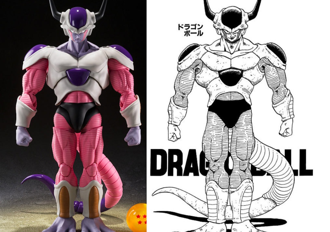Comparando el SHF de Frieza Second Form 2023 con el que vimos en el Manga