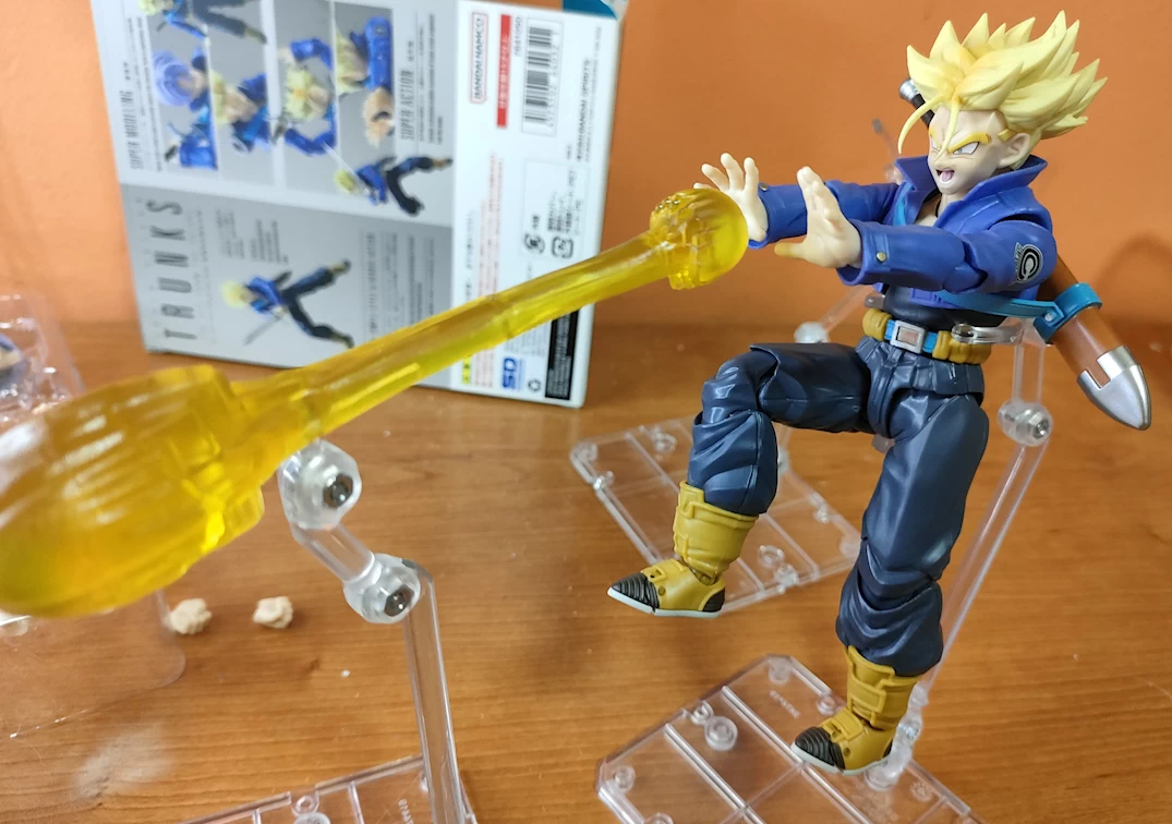 Foto posando del SHF de SSJ Trunks ‘Boy from the Future’ 2023