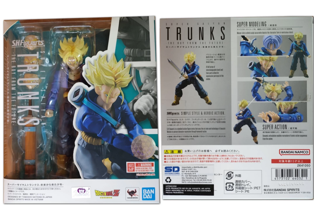 Caja del SHF de SSJ Trunks ‘Boy from the Future’ 2023