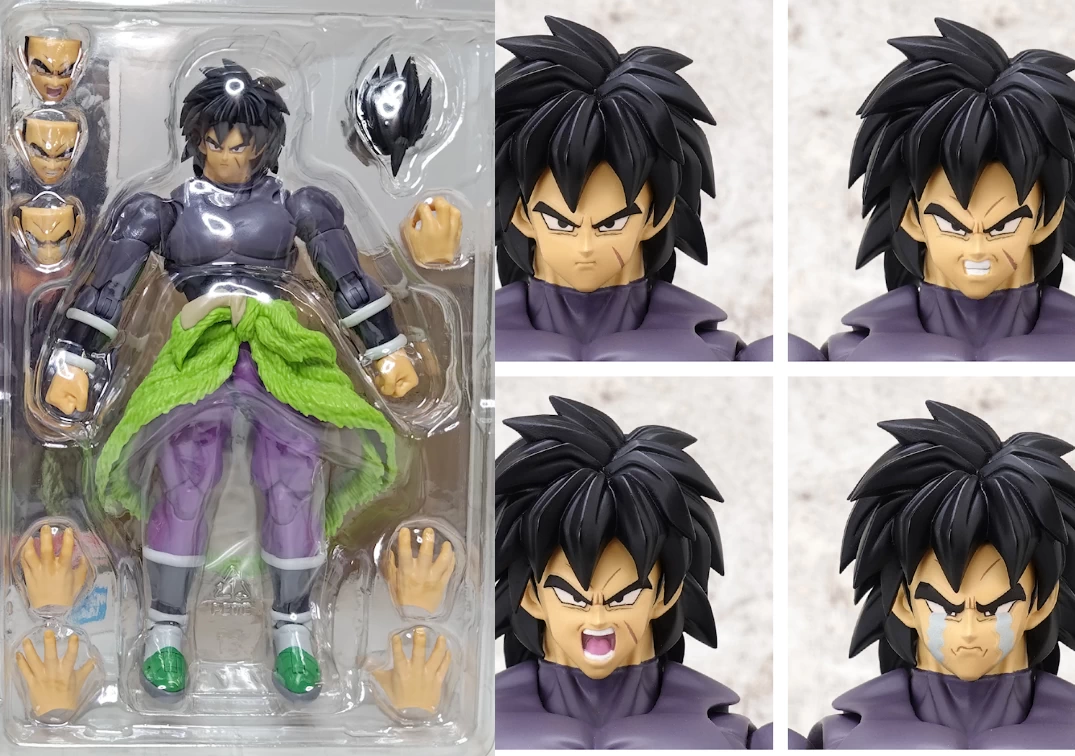 Accesorios y rostros del SHF de Broly 'Super Hero' 2023