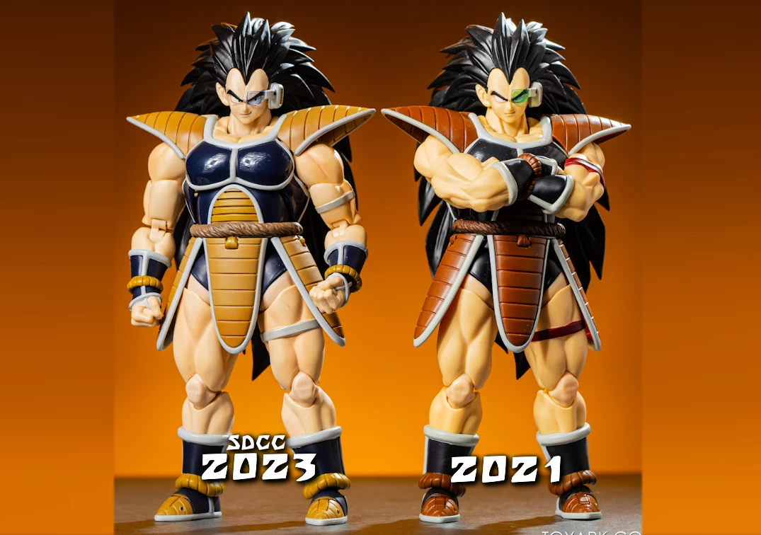 del SHF de Raditz 'Exclusive Edition' 2023 con el del 2021