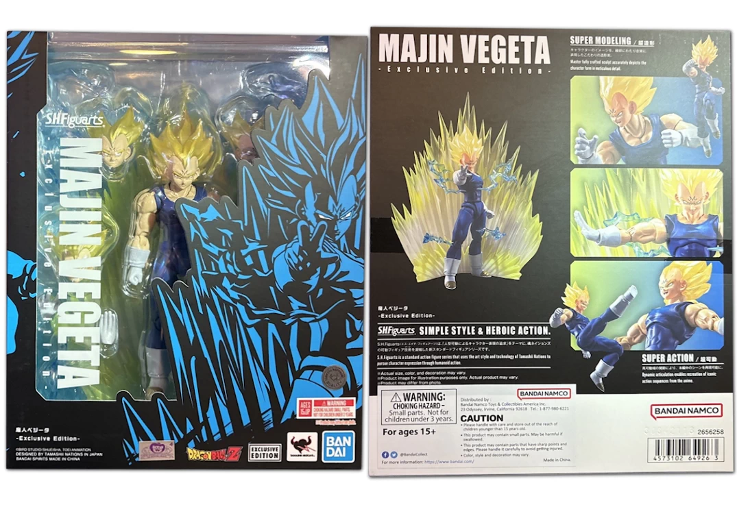 Caja del SHF de Majin Vegeta 'Exclusive Edition' 2023