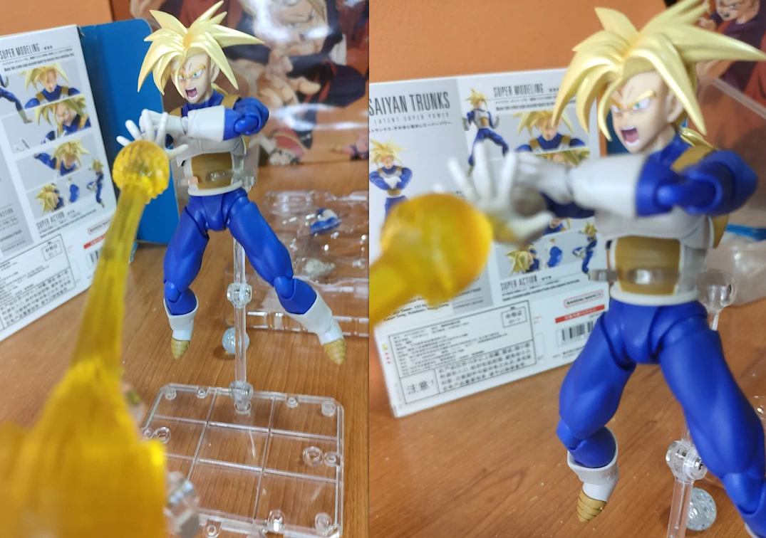 Fotos posando del SHF de SSJ Trunks "Infinite Latent Super Power" 2023