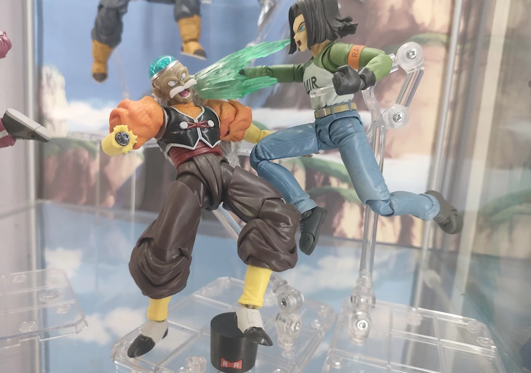 Foto posando del SHF de Android 20 2024 VS Android 17 "Universe Survival Saga"