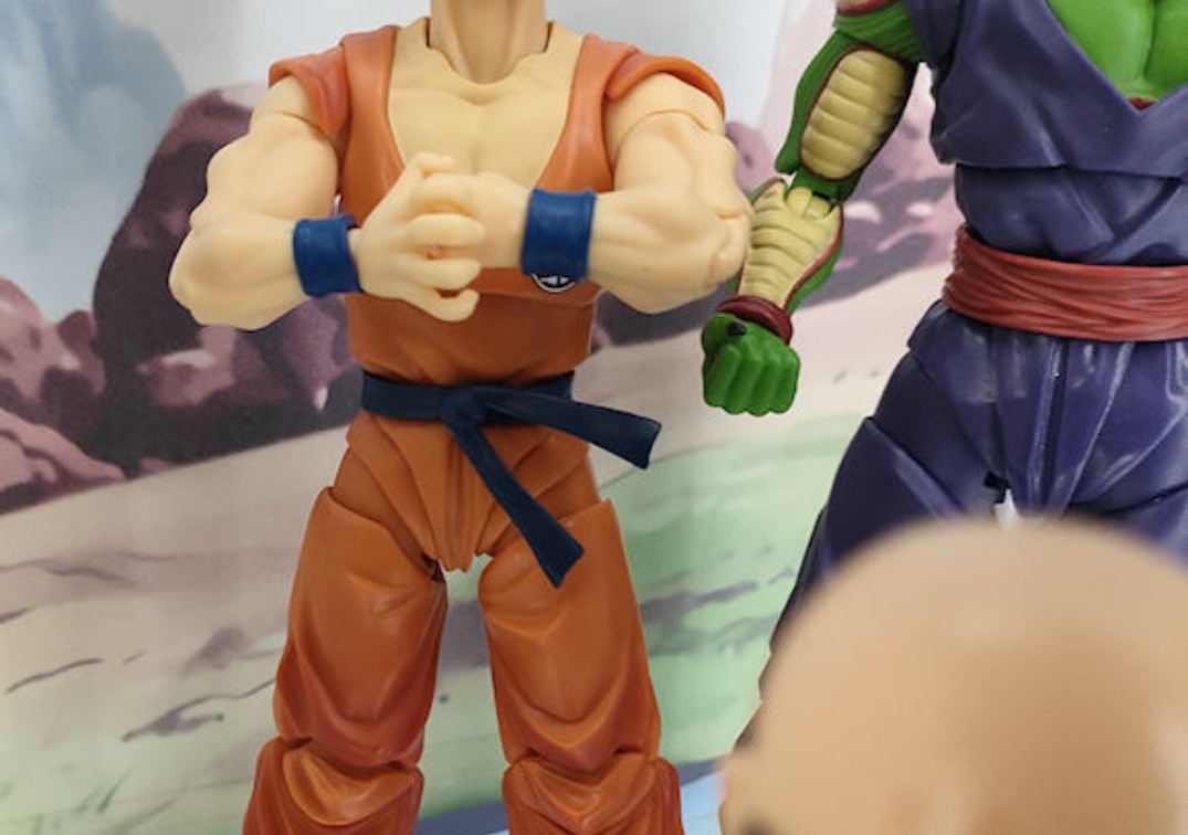 Foto posando del SHF de Yamcha 'Earth's foremost fighter' 2024 en los Cell Games