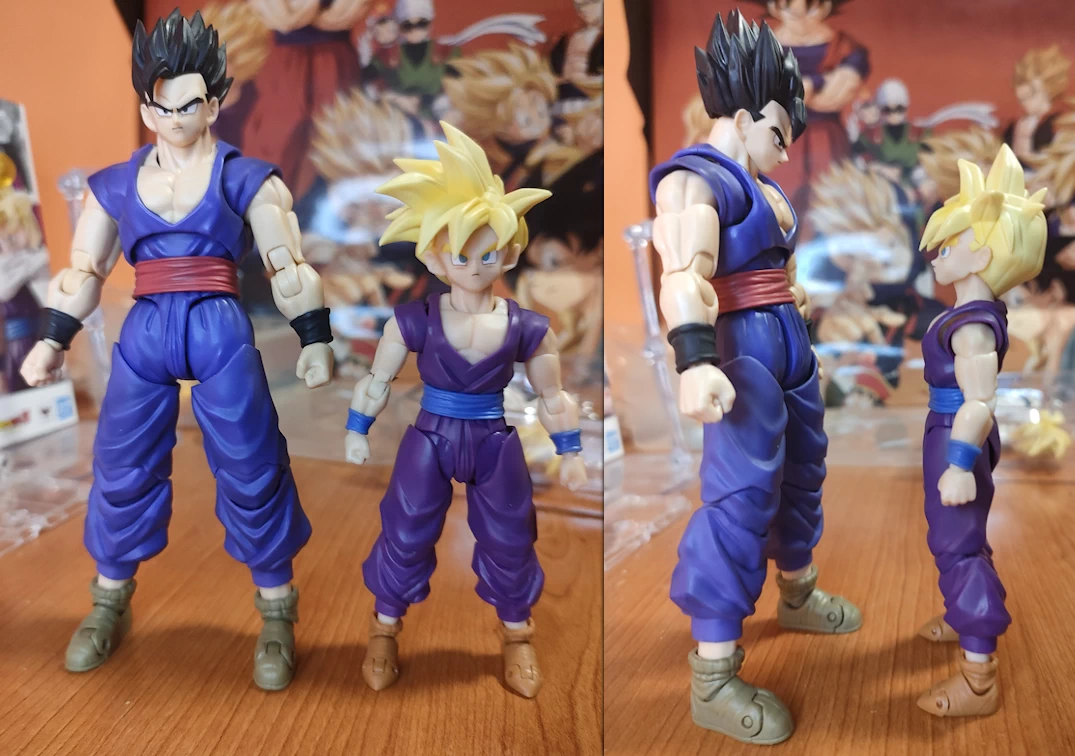 Comparando los SHF de SSJ Gohan del 2023 y Ultimate Gohan Super Hero