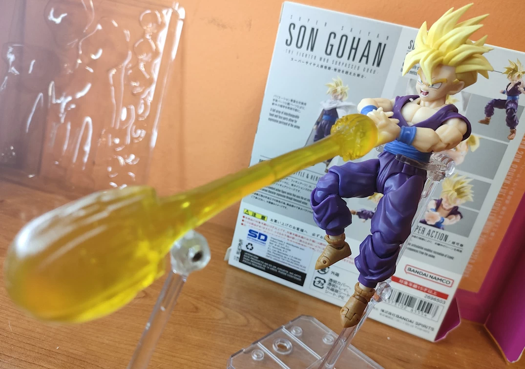 Foto posando del SHF de SSJ Gohan 'The fighter who surpassed Goku' 2024