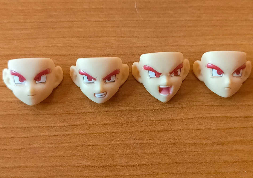 Accesorios (Rostros) del SHF de Super Saiyan God Son Goku 'Saiyan God instilled with the light of righteous hearts' 2024