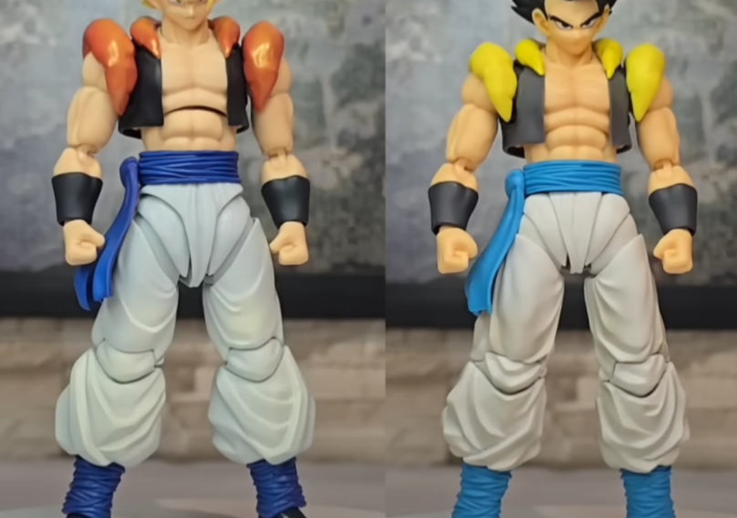 Comparando del SHF de Super Saiyan Gogeta 'Exlusive Edition' 2025 con el Original