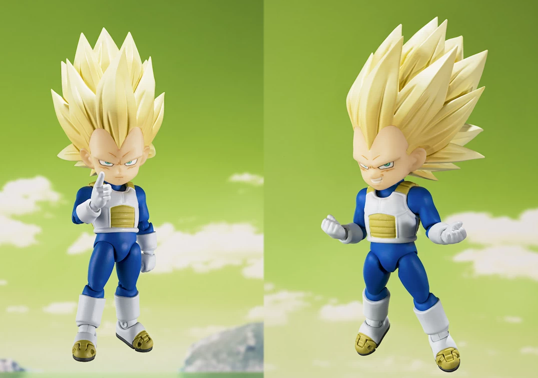 Fotos promocionales del SHF de Super Saiyan 3 Vegeta (mini) 'Daima' 2025