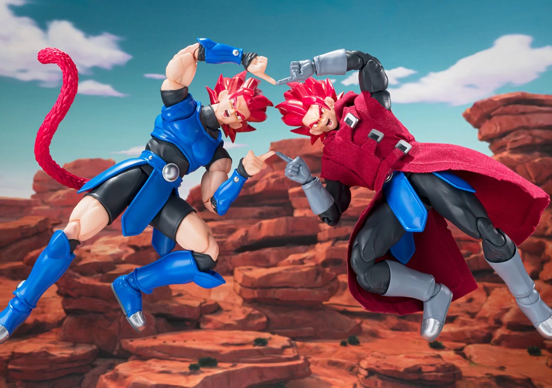 Foto promocional del SHF de Shallot y Giblet haciendo la fusión con los accesorios que incluye Giblet (DB Legends) 2026
