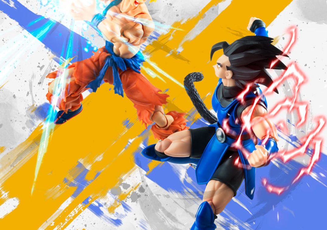 Foto promocional del SHF de Giblet (DB Legends) 2026 VS Goku Warrior