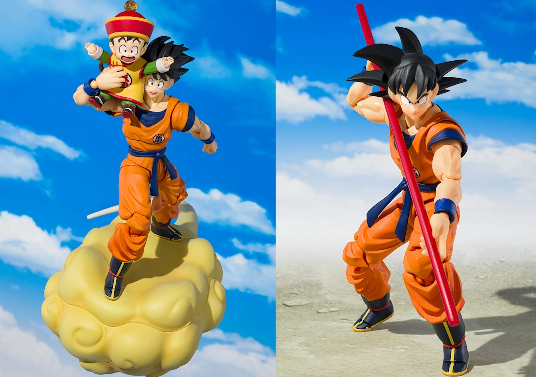 Promocionales del SHF de Son Goku & Son Gohan -kid- & Kintoun - 2026