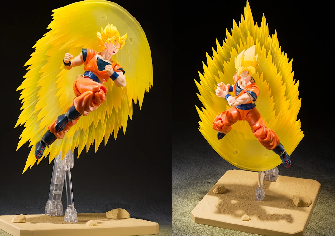 Fotos promocionales del SHF de Super Saiyan Son Goku`s Effect Parts Set (Teleport Kamehameha)  2024