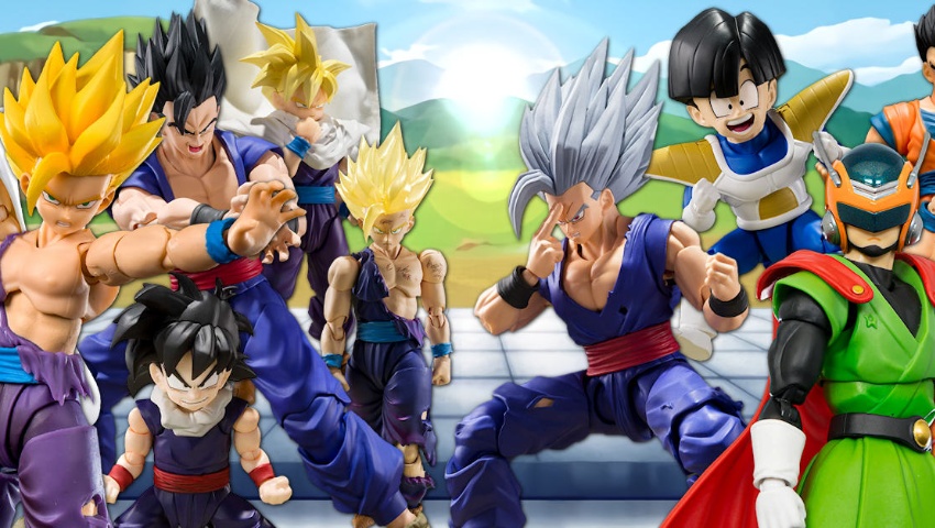 The SHF Son Gohan figures