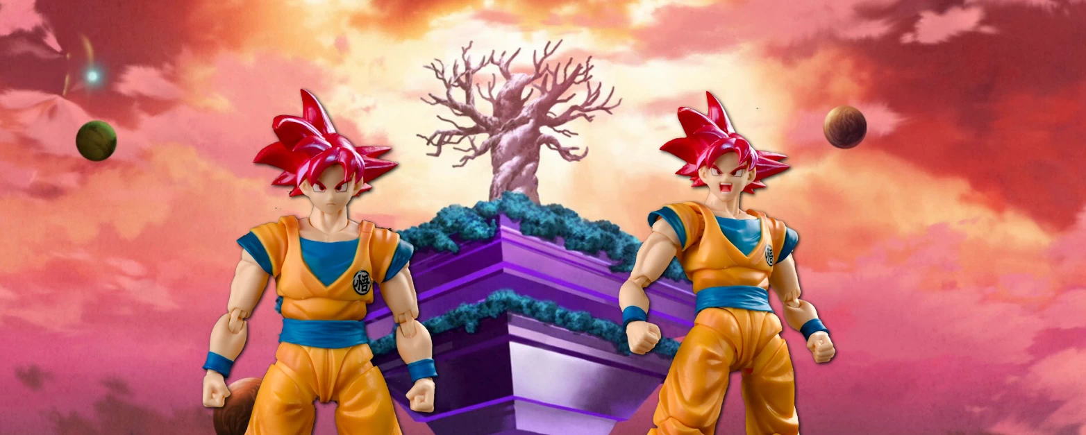 Super Saiyan God Son Goku - S.H. Figuarts - Dragon Ball Z Battle of Gods - 2017