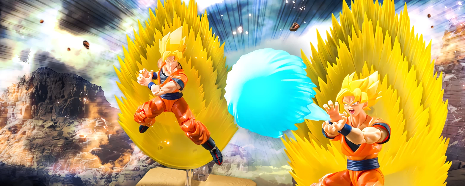 SHF de Super Saiyan Son Goku's Effect Parts Set (Teleport Kamehameha)  2024