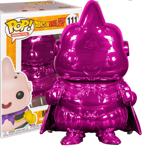 Funko Pop! Animation 111 - DBZ - Majin Buu - Pink Chrome - Exclusive