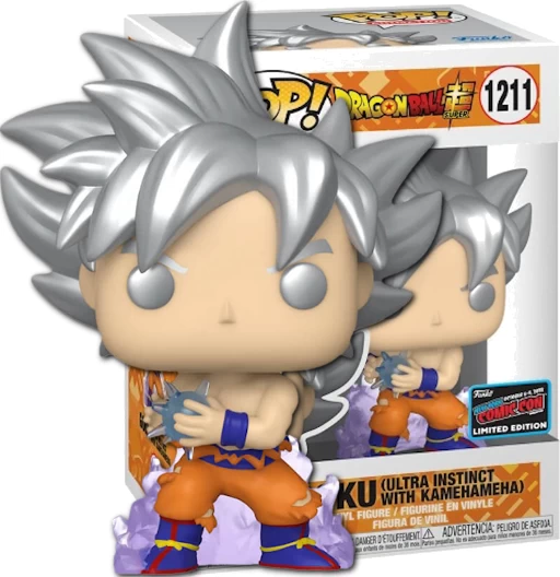 Funko Pop! Animation 1211 - Exclusive NYCC 2022 - DB Super - Goku (Ultra Instinct With Kamehameha)
