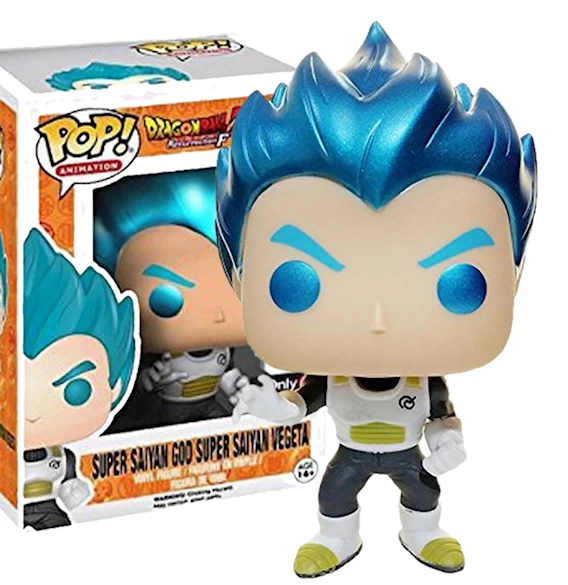Funko Pop! Animation 156 - DBZ - Super Saiyan God Super Saiyan Vegeta Metallic - Exclusive