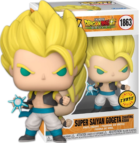 Funko Pop! Animation 1863 - Exclusive - DB Super Broly - Super Saiyan Gogeta Charting Kidan