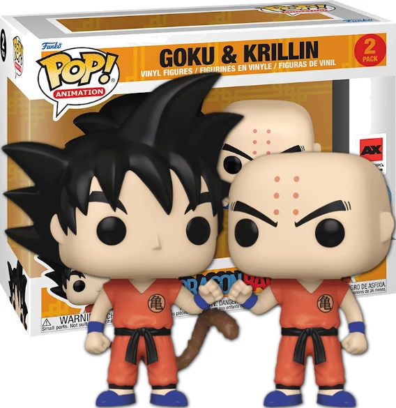 Funko Pop! Animation 2 Pack - Exclusivek - DB - Goku & Krillin