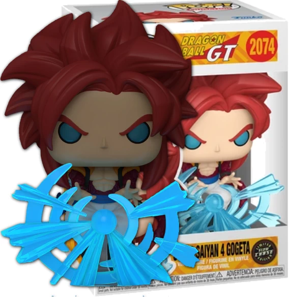 Funko POP! - nº 2074 - Chase GITD - Dragon Ball GT - Super Saiyan 4 Gogeta