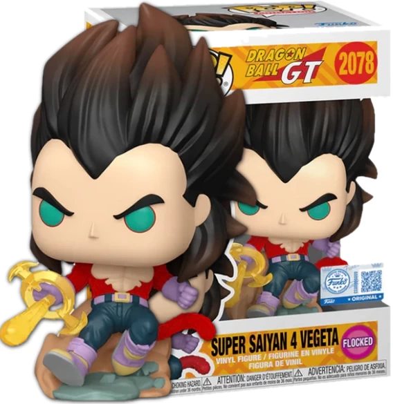 Funko POP! - nº 2078 - Exclusive - Flocked - DBGT - Super Saiyan 4 Vegeta