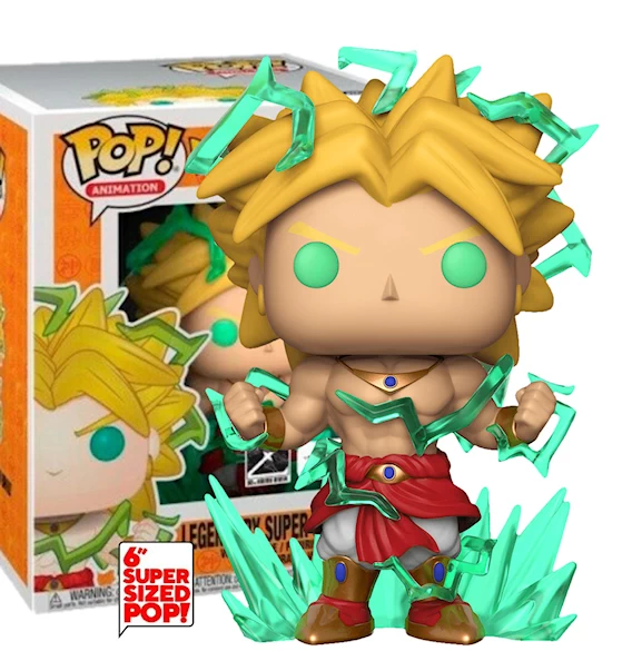 Funko Pop! Animation 623 - DBZ - Legendary Super Saiyan Broly - Exclusive - Super Size