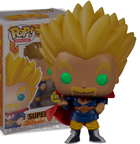 Funko Pop! Animation 818 - DB Super - Super Hercule (Mr. Satan) Glows in the Dark - Specialty Series