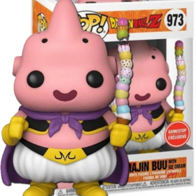 Funko Pop! Animation 973 - Exclusive Gamestop - DBZ - Majin Buu with ice cream