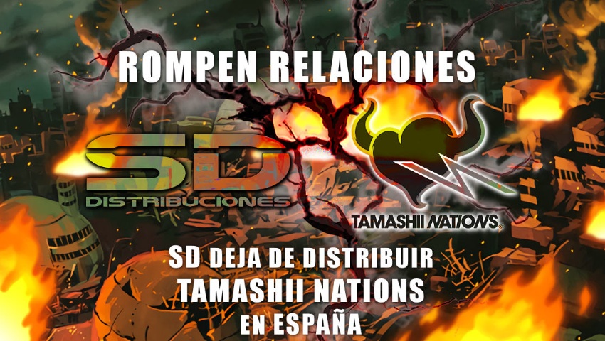 SD distribuciones Rompe con Tamashii en España afectando a cientos de coleccionistas
