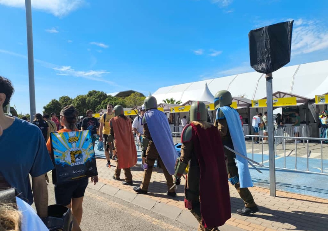 Foto de Las 4 Tortugas Ninjas Mandalorianas | SDCC Málaga 2025