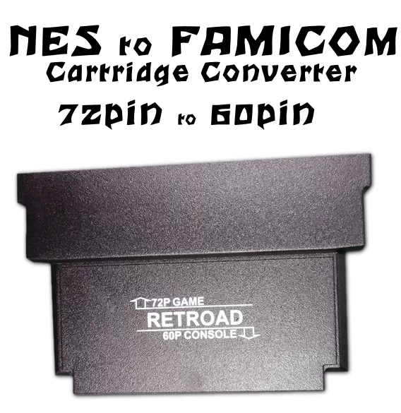 Conversor de Cartucho - NES a Famicom