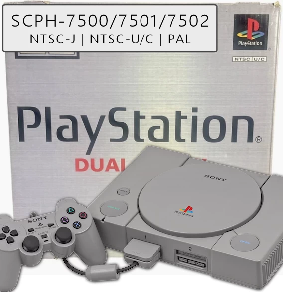 PlayStation Dual Shock (SCHP-7500/SCHP-7501/SCHP-7502) | NTSC-J · NTSC-U/C · PAL
